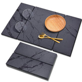 BOMOKS large stone drying mat on counter absorbs water quickly to keep surfaces dry.