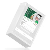 Bonsenkitchen precut vacuum bags 6x10 front view for quick meal prep and storage.