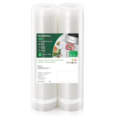 Bonsenkitchen vacuum bag roll 11x20-2pack for precise portions and sous vide prep