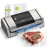 Bonsenkitchen vacuum sealer compact design for space-saving storage and quick sealing