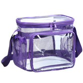 BORMELUN medium clear bag with pockets keeps daily essentials organized.