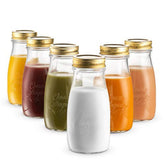 Bormioli Rocco Quattro Stagioni bottle with twist lid seal for airtight freshness.