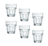 Rock Bar stackable glasses by Bormioli Rocco for professional service.