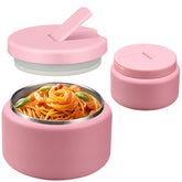 BOSEDSANG soup thermo with buckle lid opens easily for kids' lunches.