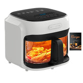 BOSWELL Glass Air Fryer with transparent bowl for easy monitoring of food