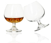 BothEarn brandy snifter 400ml in hand for a comfortable, aroma-rich tasting.