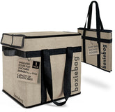 Boxiebag insulated grocery bag with open design keeps perishables cool during errands.