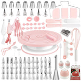 Boyun cake decorating kit 137pcs for beginners with a complete decorating set.