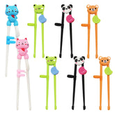 Braxan orange bear style training chopsticks for kids promote self-feeding practice