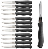 Brenium 12 piece paring knife set with sharp 3 inch blades for precise prep