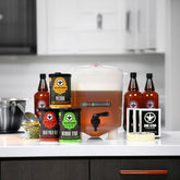 BrewDemon 1Gal conical fermenter showing clean transfer and sediment control