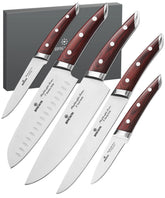 Brewin Chefilosophi knife set packaging shows premium gift-ready presentation