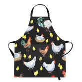 Bribay apron women cooking front view with pockets for convenient storage.