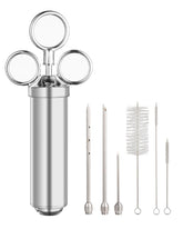 Brigii meat injector syringe with 2oz barrel for juicy marinades