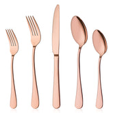 BRIOUT rose gold flatware set for four elevates table elegance