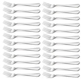 Briout 8-inch dinner fork with mirror-polish finish for a refined table setting.