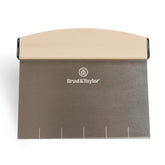 Brod & Taylor bench knife with 1-inch markings for precise dough portioning