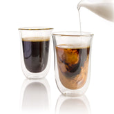 Brod and Taylor double-wall espresso glass set of 2 with crystal clarity and insulation