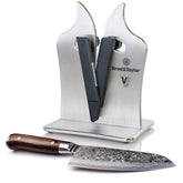 Brod & Taylor VG2 overview showing the professional sharpener with a non-slip base for safe use