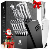 BRODARK Shark Series knife block showing organized set for easy access.