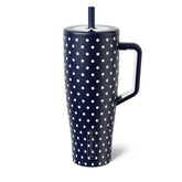 BrüMate Era 40 oz tumbler with handle-straw setup for spill-free on-the-go hydration.