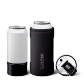 BruMate Hopsulator Trio 16oz pint glass in matte black keeps drinks icy from first sip