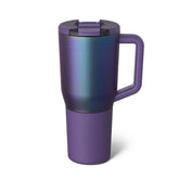 BrüMate Müv 35oz mug with lid closed, ideal for leak-proof travel.