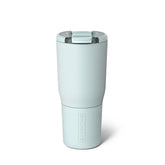 BrüMate Nav 25oz BevLock lid showing leakproof travel design.