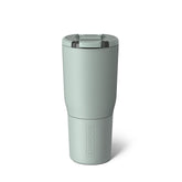 BrüMate Nav 25oz leakproof travel tumbler with sage lid for on-the-go hydration.