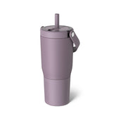 BrüMate Resa 25oz leakproof tumbler with lilac dusk handle for spill-free travel.