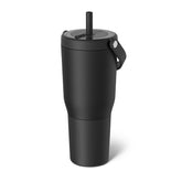 BrüMate Resa 35oz with handle and straw for spill-free on-the-go hydration.