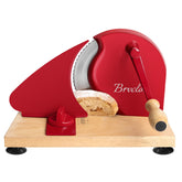 Brvclon manual bread slicer with adjustable thickness for precise sourdough slices