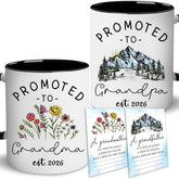 BSQUIELE promoted-to-grandparents-mug-2026 keepsake for celebrating the new title