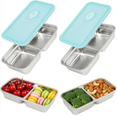 BSTUR Snackle box with two compartments for organized snacks and meals