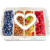 BSTUR Snackle Box lid and handle for easy transport and fresh snacks