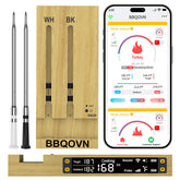 Btclink WiFi meat thermometer demonstrating unlimited-range monitoring for real-time grilling temps