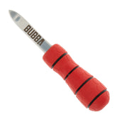 BUBBA shucking knife with curve-tip blade for easy oyster leverage