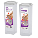 Buddeez Bread Buddy airtight container with slice-by-slice dispensing for fresh bread.