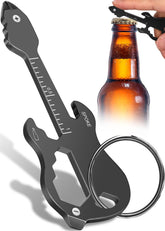 Buleens guitar keychain multitool bottle opener for travel and quick caps