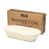 Bulka oval 750g groove banneton supports dough for stable shaping during proofing