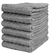 Bumble Towels premium kitchen towels stacked for quick dish drying.