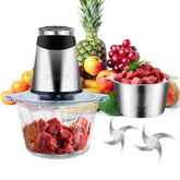 BUMET electric food processor unit top view for fast chopping in minutes