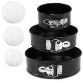 Burious cake springform 4-inch pan with secure buckle for easy release
