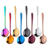 Buyer Star 8-piece spoon set in gold finish for stylish everyday dining.