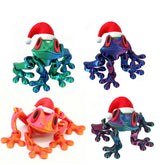 BWBMSOW 3D printed magnetic frog on fridge for playful kitchen decor.