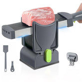 Bwhhoxi manual fresh meat slicer front view for precise home slicing