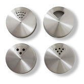 ByteX stainless steel spice lid on a regular-mouth mason jar for organized spices.