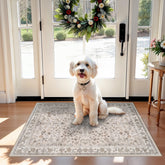 BYYVOO boho rug front sink with slip-resistant grip for stable footing.