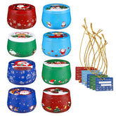Cabilock Christmas tins with lids show festive cookie gift ideas