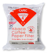 CAFEC cone V60-02 filter in white for precise pour-over brewing and clean flavor retention.